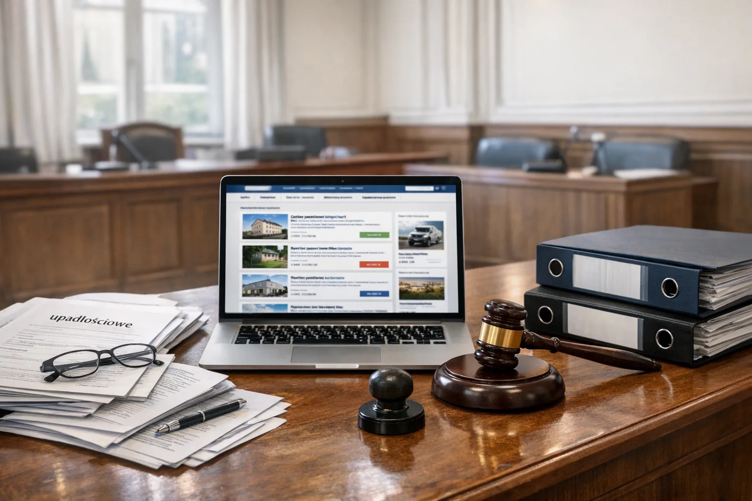 Gdzie syndyk publikuje aukcje i przetargi na majątek upadłego?